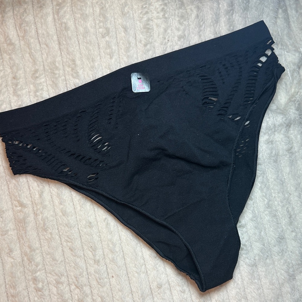 Black Cutout Panties